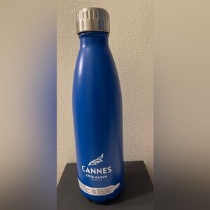 NWOT Blue Cannes Aluminum Water Bottle